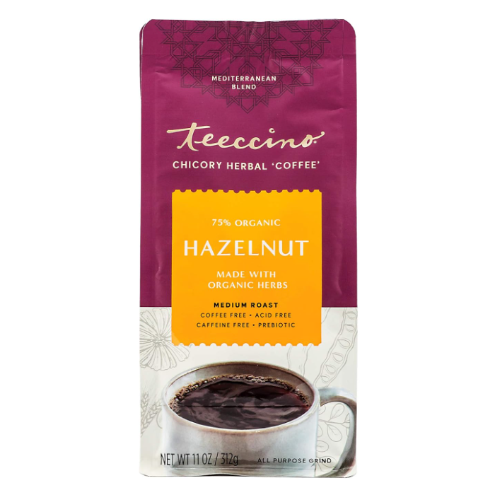 Teeccino Hazelnut Chicory Herbal Coffee, 11 oz.