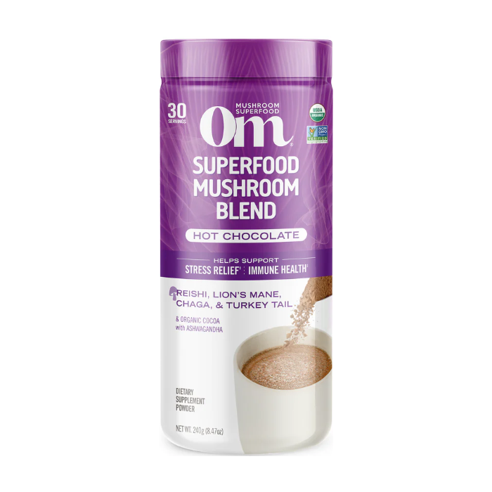 Om Superfood Hot Chocolate Blend, 8.46 oz.
