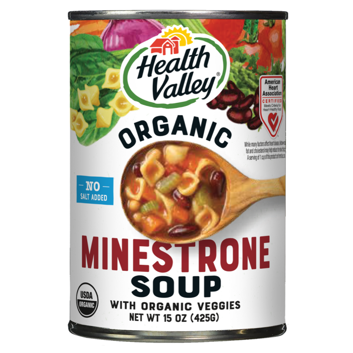 Health Valley Minestrone Soup, 15 oz.