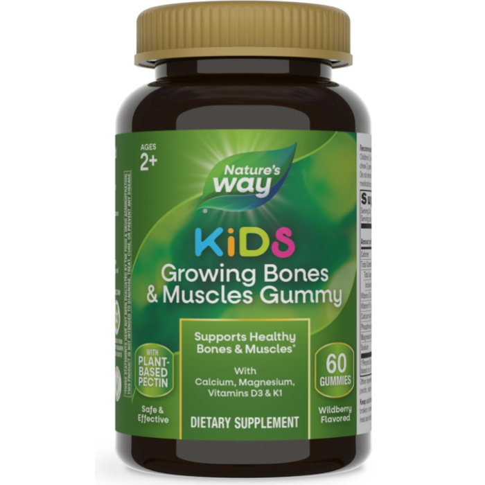 Nature's Way Growing Bones & Muscles, 60 Gummies