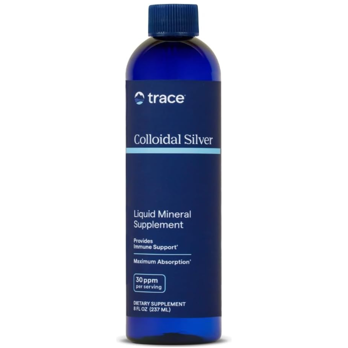 Trace Minerals Colloidal Silver 30 PPM, 8 oz.