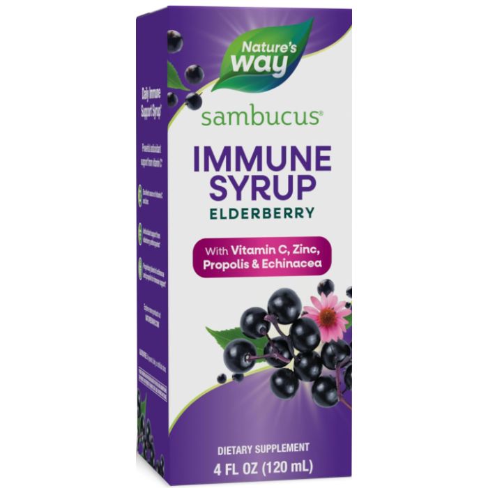 Nature's Way Sambucus Elderberry Immune Syrup, 4 fl. oz.