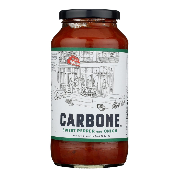 Carbone Peppers & Onions Sauce - Front view