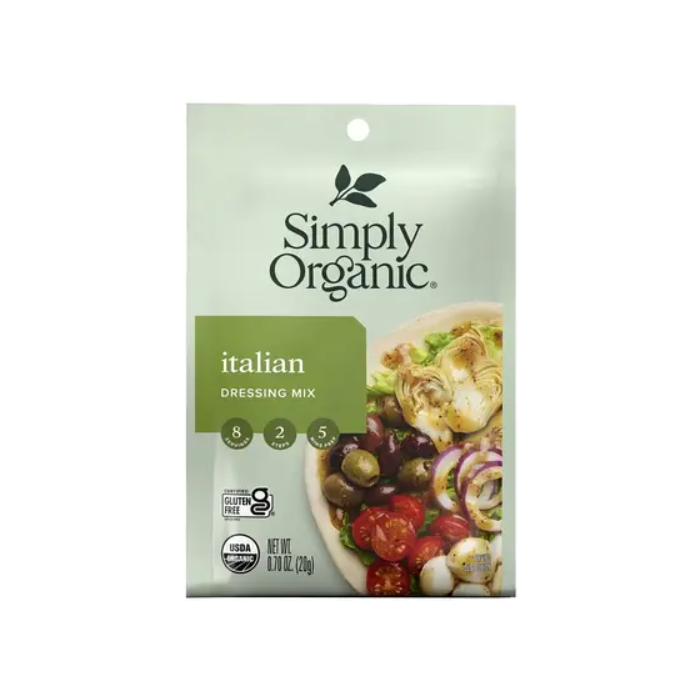 Simply Organic Italian Salad Dressing Mix, 0.7 oz.