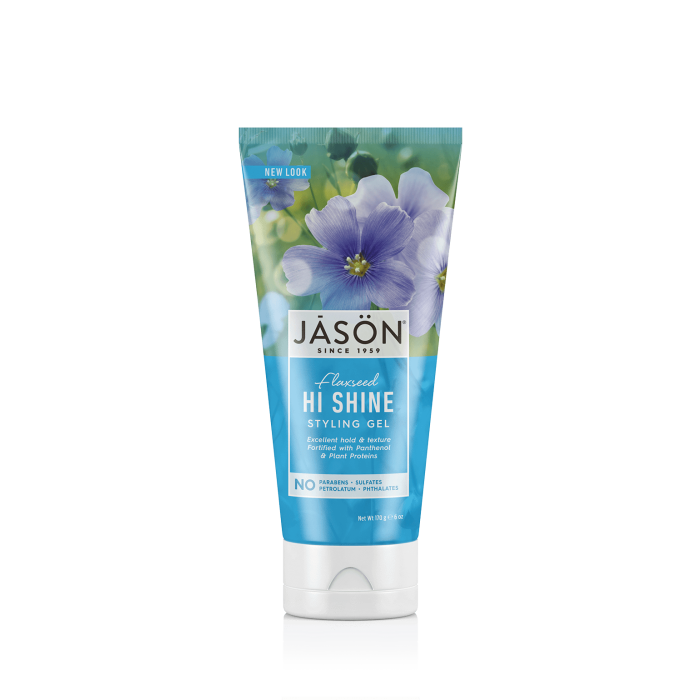 Jason Flaxseed Hi Shine Styling Gel, 6 oz.