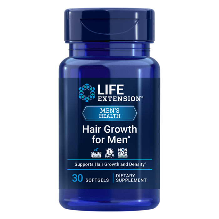 Life Extension Hair Growth for Men - Front view