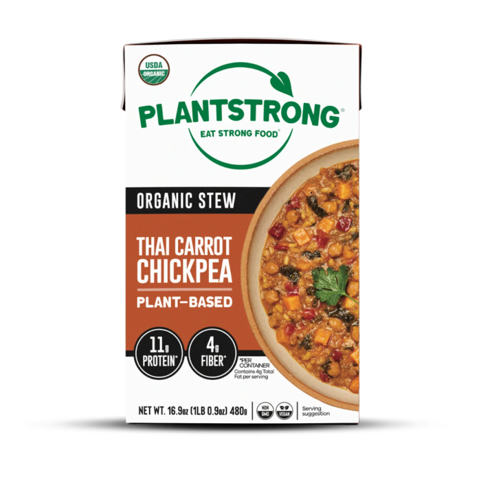 Plantstrong Thai Carrot Chickpea Stew - Front view