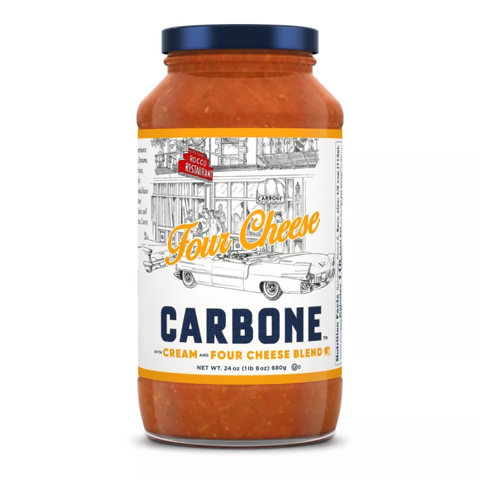 Carbone Four Cheese Pasta Sauce - Front view