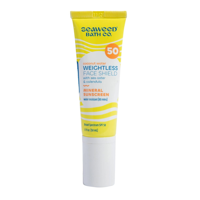 Seaweed Bath Co. Weightless Face Shield SPF 50 - Front view