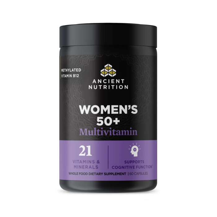 Ancient Nutrition Women’s 50+ Multivitamin - Front view