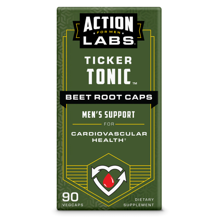 Action Labs Men's Ticker Tonic - Front view