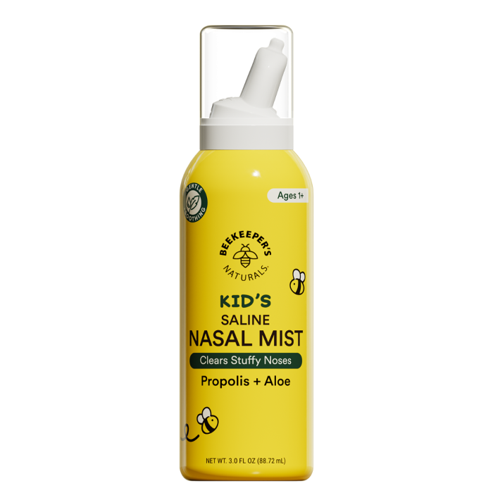 Beekeeper's Kid’s Saline Nasal Mist - Front view