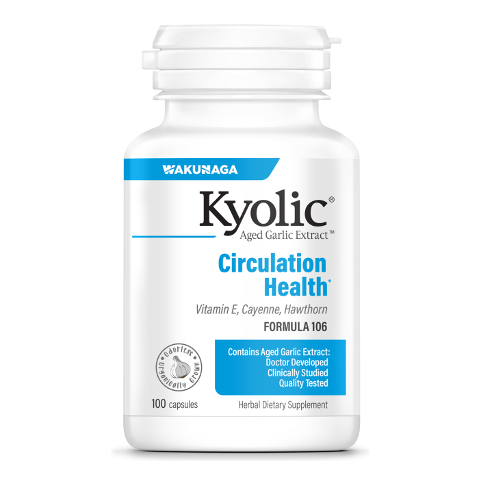 Kyolic Circulation Formula 106 - Front view