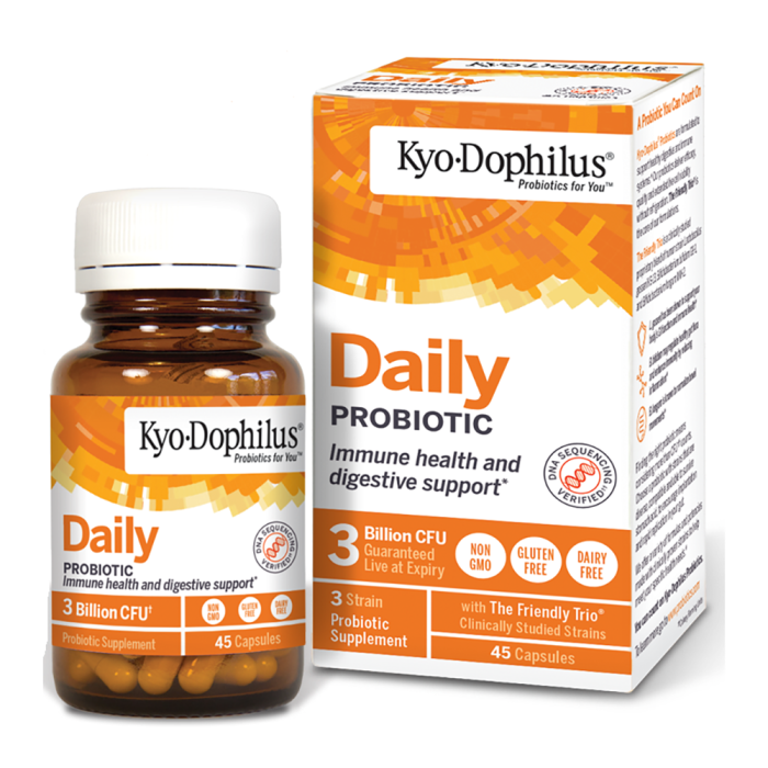 Kyolic Kyo-Dophilus, 45 Capsules - Front view