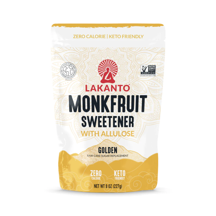 Lakanto Golden Monkfruit Sweetener with Allulose - Front view