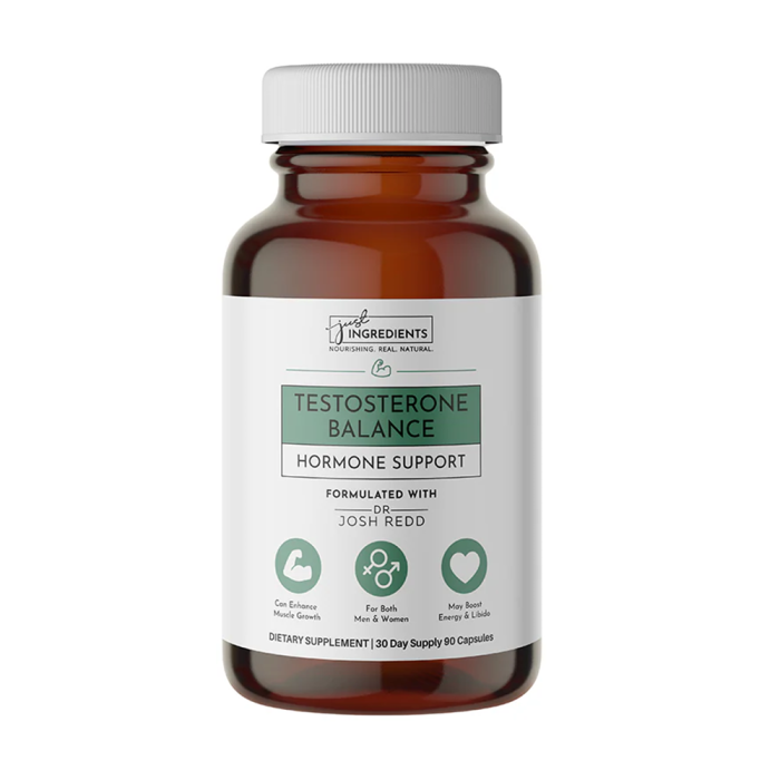 Just Ingredients Testosterone Balance - Front view