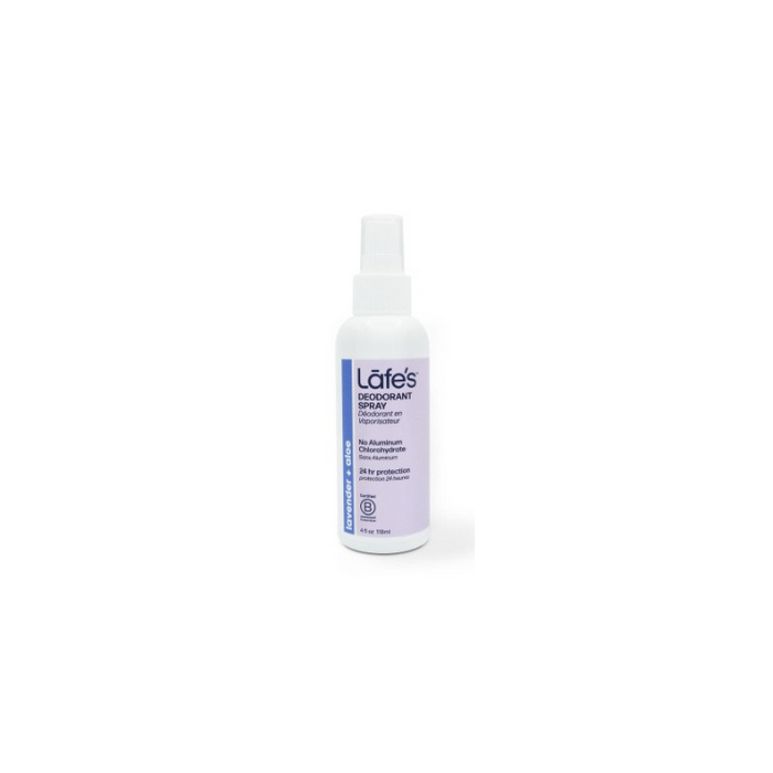 Lafe's Natural Deodorant Spray, Lavender, 4 oz.