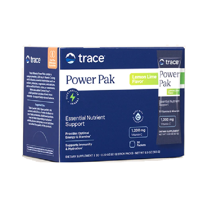 Trace Minerals Electrolyte Stamina Power Pak, Lemon Lime Flavor, 30-Packets