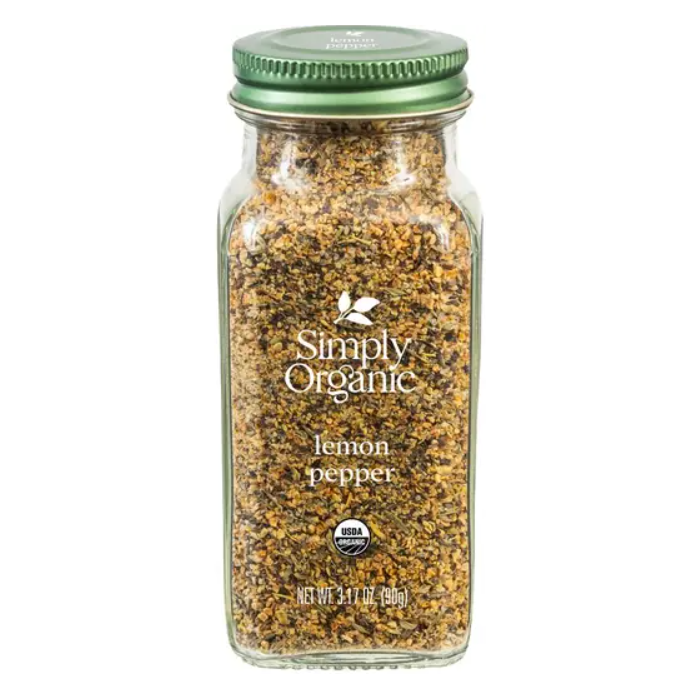 Simply Organic Lemon Pepper, 3.17 oz.