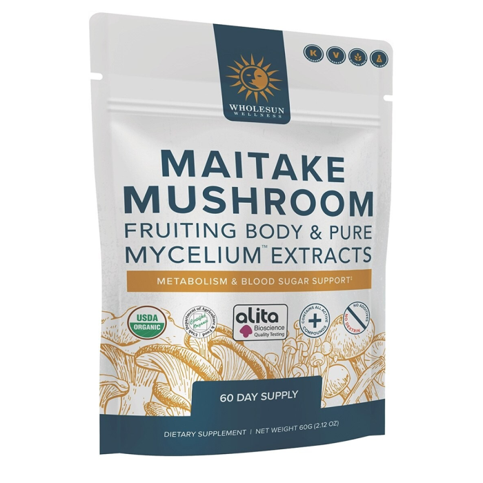 Wholesun Wellness Maitake Mushroom Extract Powder - Front view
