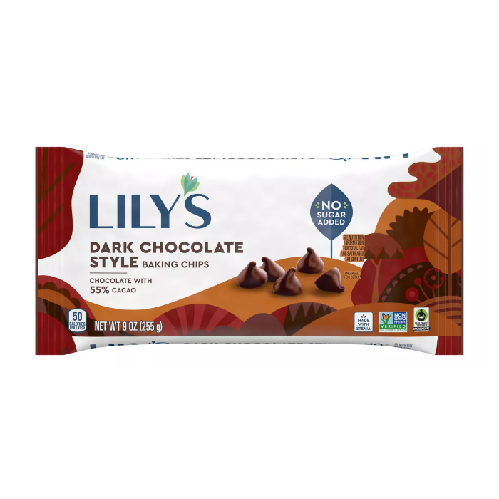 Lily's Dark Chocolate Baking Chips, 9 oz.