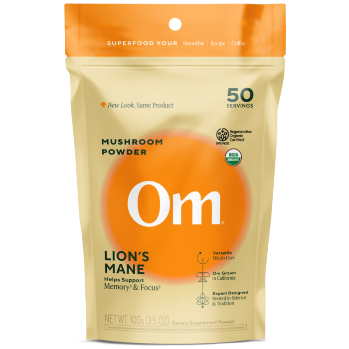 Om Lion's Mane Mushroom Powder - Main