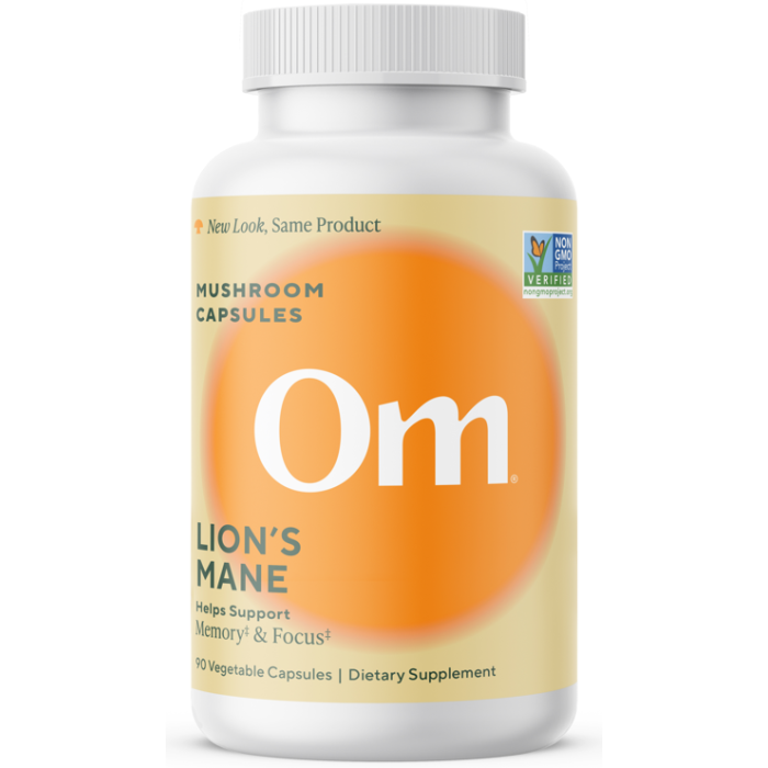 Om Lions Mane Mushroom Capsules - Main