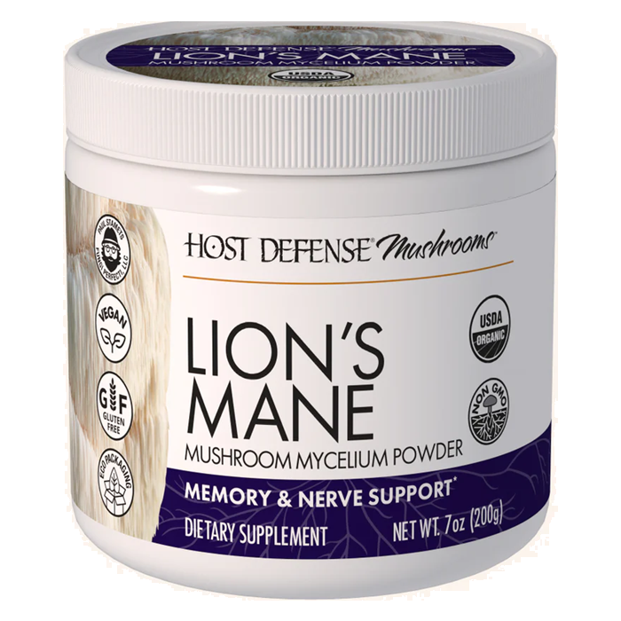 Host Defense Mushrooms Lion's Mane Powder, 200 grams