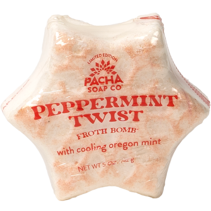Pacha Peppermint Twist Froth Bomb, 5 oz.