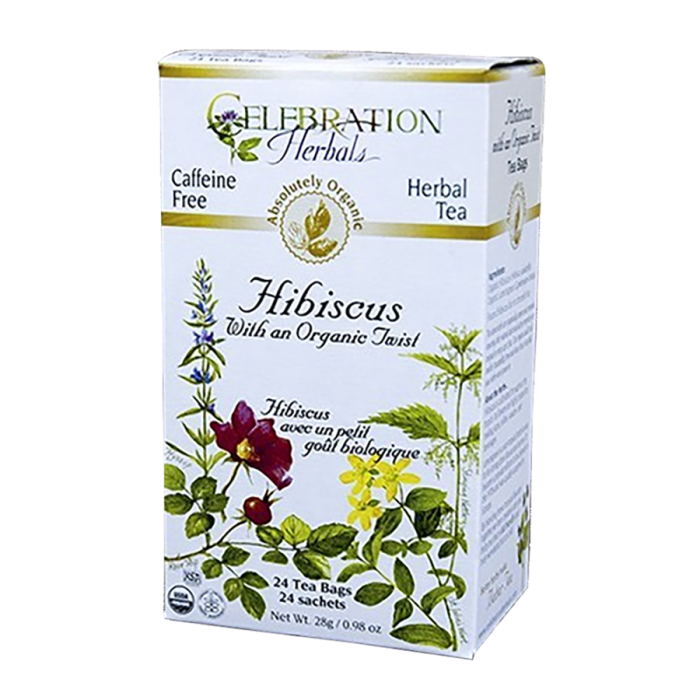 Celebration Herbals Organic Hibiscus with an Organic Twist - Front view