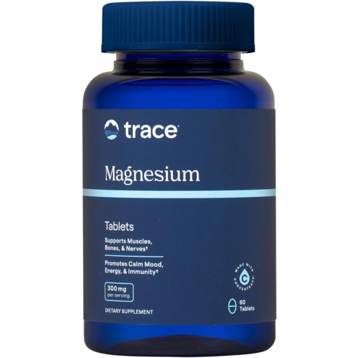 Trace Minerals Magnesium Tablets, 60 Tablets