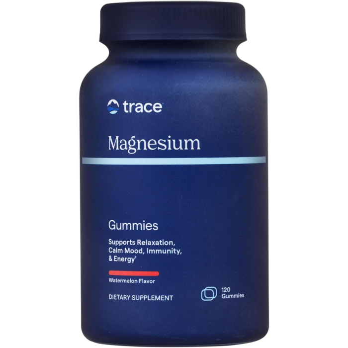 Trace Minerals Magnesium Gummies, Watermelon, 120 Count