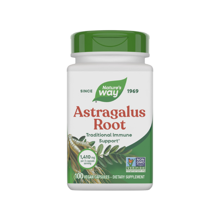 Nature's Way Astragalus Root, 100 Capsules