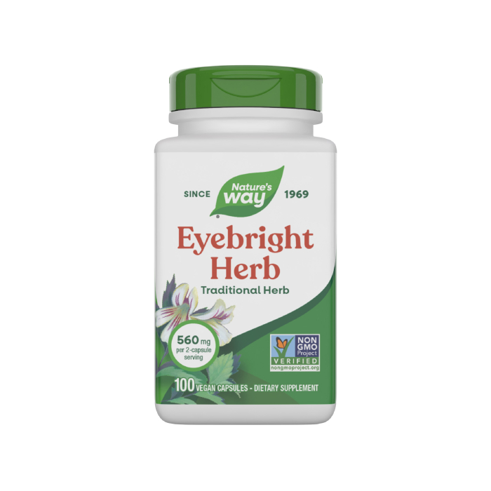 Nature's Way Eyebright 430 mg, 100 Capsules