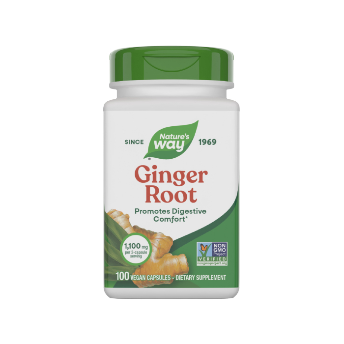 Nature's Way Ginger Root, 100 Capsules