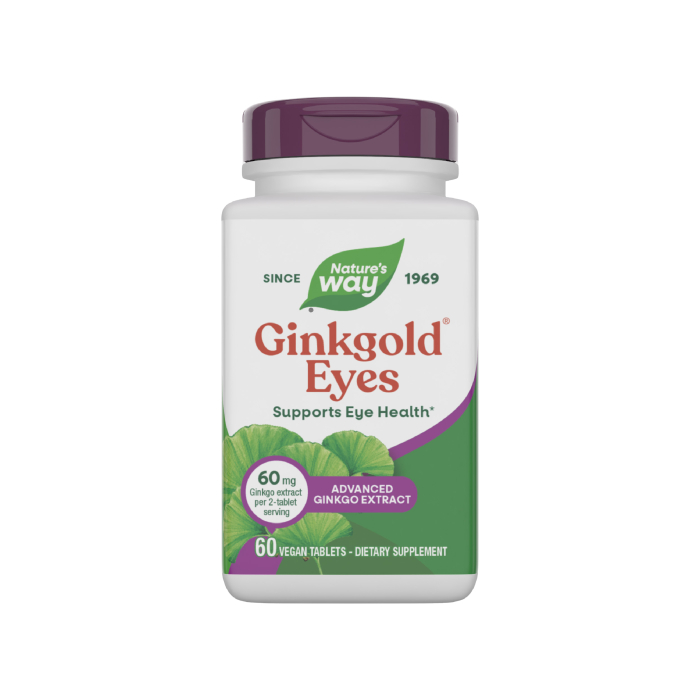 Nature's Way Ginkgold Eyes, 60 Capsules