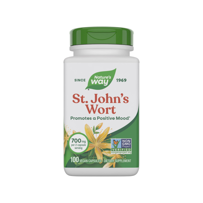 Nature's Way St. John's Wort, 100 Capsules