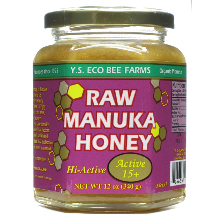 Y. S. Organic Bee Active 15+ Raw Manuka Honey, 12 oz.