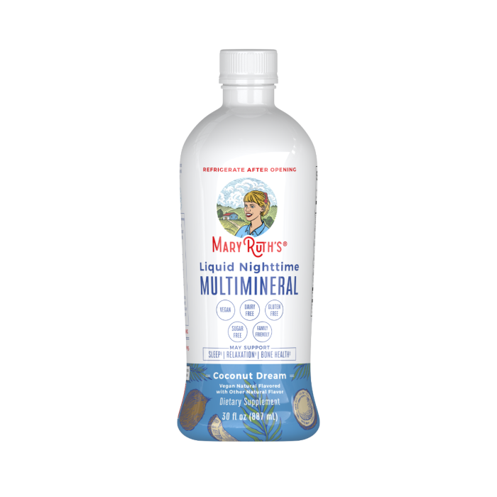 Mary Ruth's Liquid Nighttime Multimineral, 30 oz.