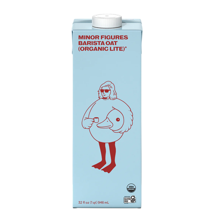 Minor Figures Organic Barista Oat Milk Lite - Front view