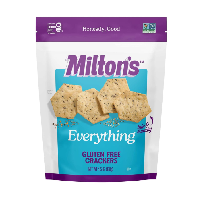 Miltons Gluten Free Everything Flavored Baked Crackers, 4.5oz.
