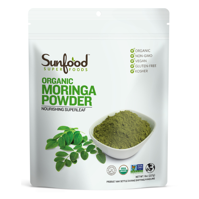 Sunfood Organic Moringa Powder, 8 oz.