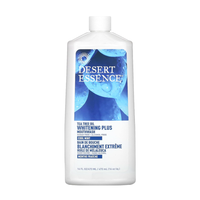 Desert Essence Tea Tree Oil Whitening Plus Mouthwash, 16 fl. oz.