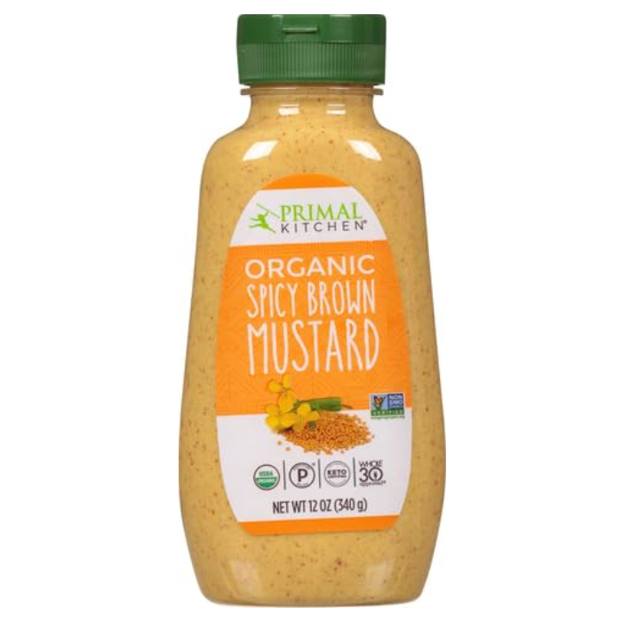 Primal Kitchen Organic Spicy Brown Mustard, 12 oz.