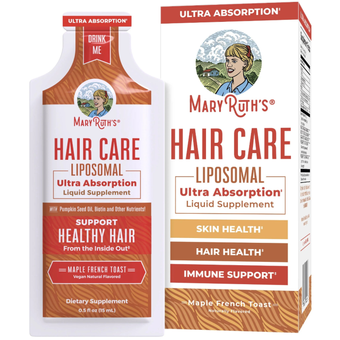 MaryRuth's Hair Care Liposomal Maple French Toast - Front view