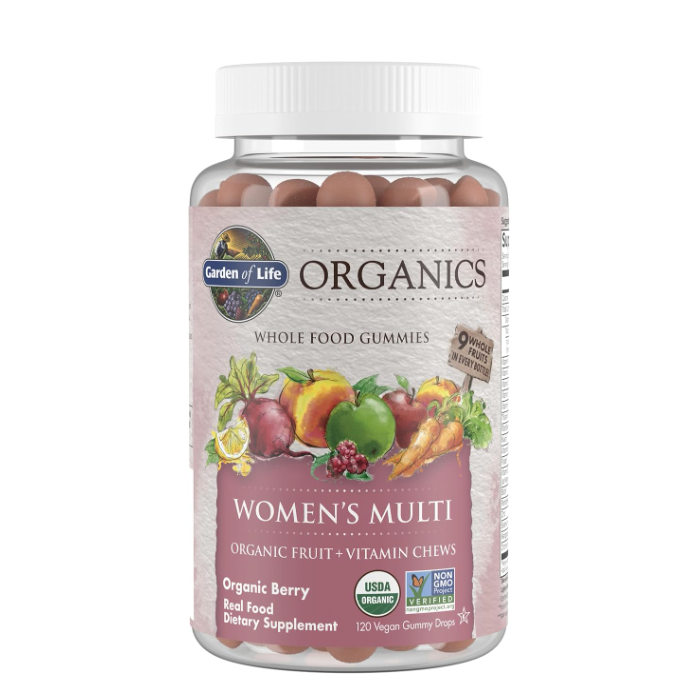 Garden of Life Organics Women's Multi, Berry Flavor, 120 Gummies