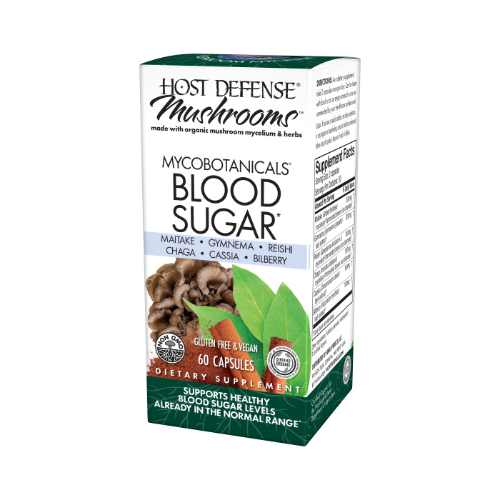 Host Defense MycoBotanicals Blood Sugar, 60 Capsules