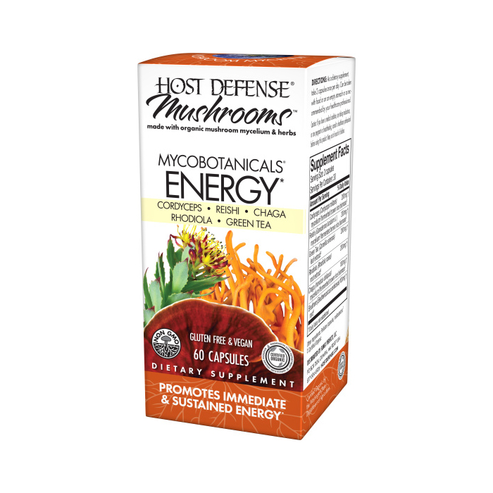 Host Defense MycoBotanicals Energy, 60 Capsules