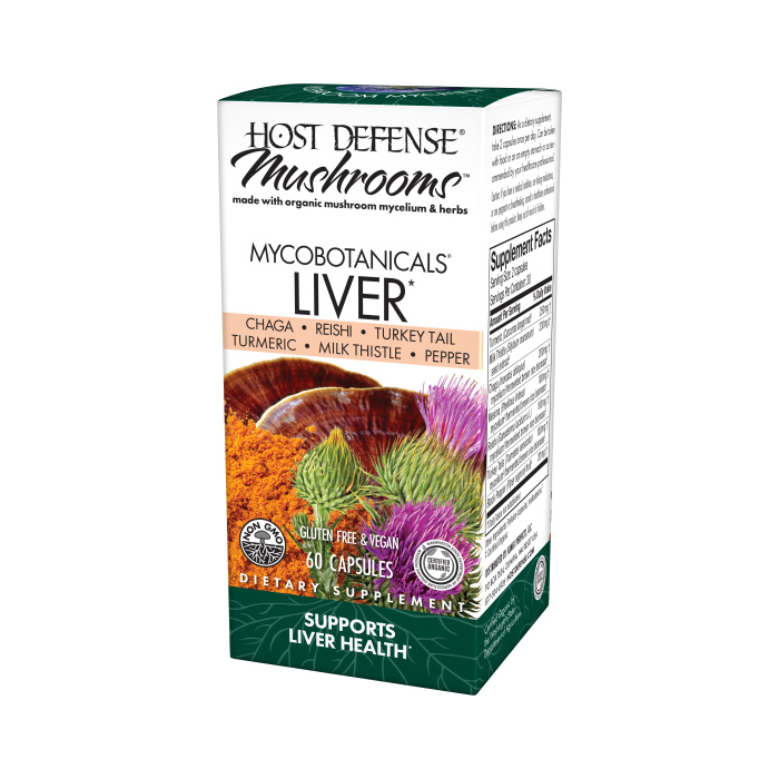 Host Defense MycoBotanicals Liver, 60 Capsules