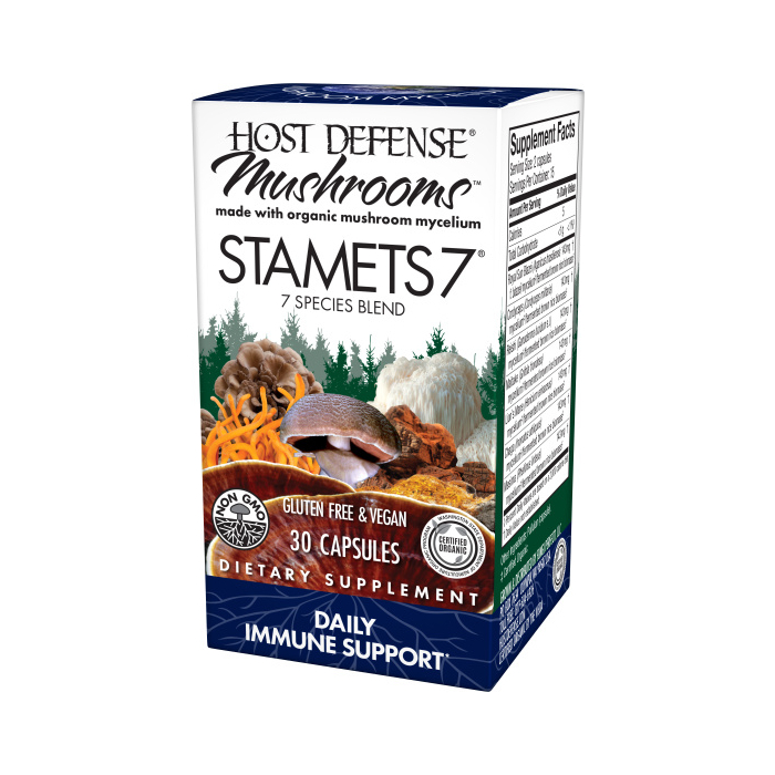 Host Defense Stamets 7, 30 Capsules